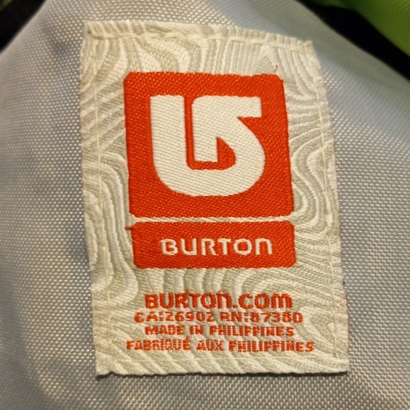 Retro 80s style Burton color block backpack neon green pink blue - Picture 7 of 9